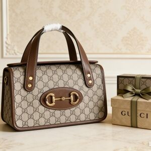 <AUTHENTIC>Gucci Horsebit 1955 Top Handle Bag